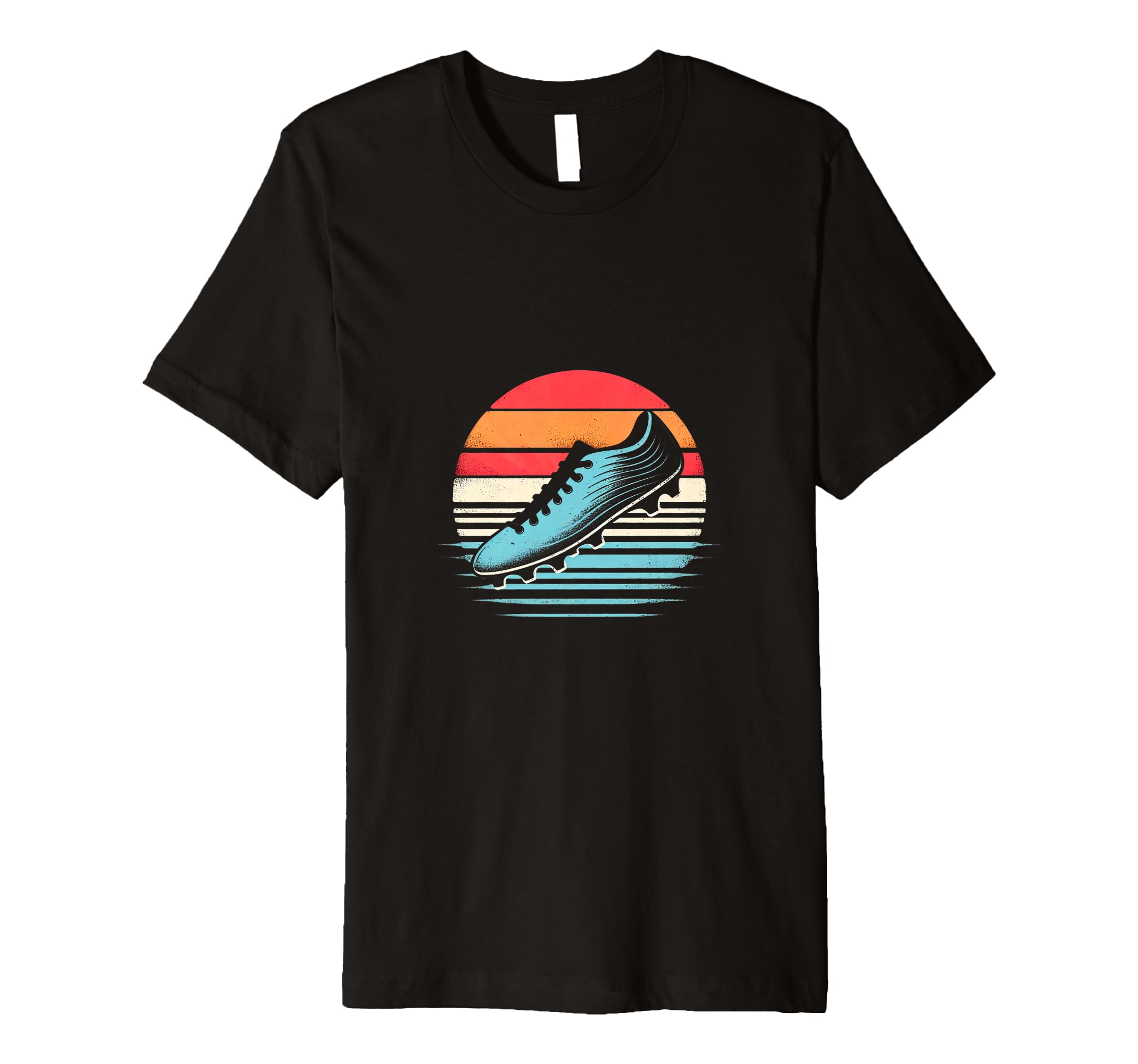 Soccer Cleat Sunset T-Shirt - Unique Graphic Unisex - T-Shirt, Sweatshirt, Hoodie