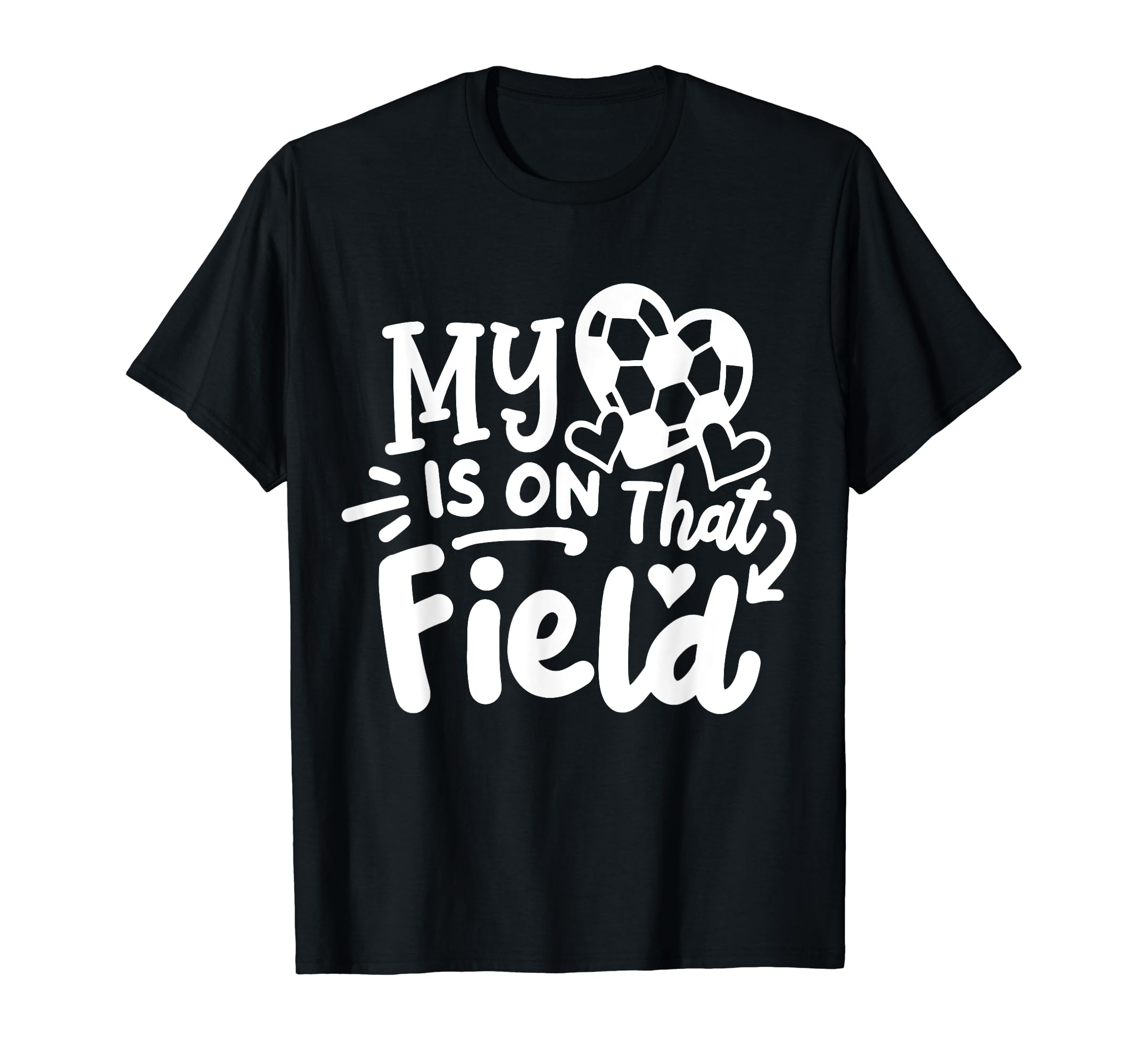 Soccer Mom Mother My Heart Is That T-Shirt - Streetwear Style for Adults - T-Shirt, Sweatshirt, Hoodie