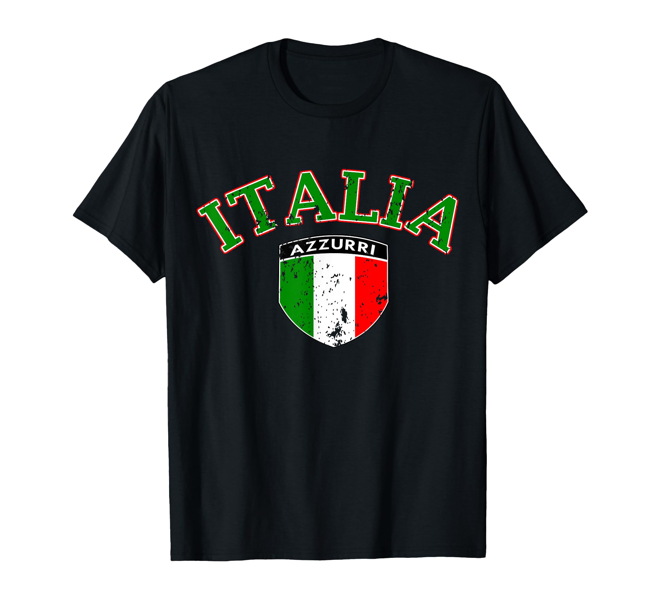 Italia Soccer Distressed T-Shirt - Fun Novelty Design Men Women - T-Shirt, Sweatshirt, Hoodie