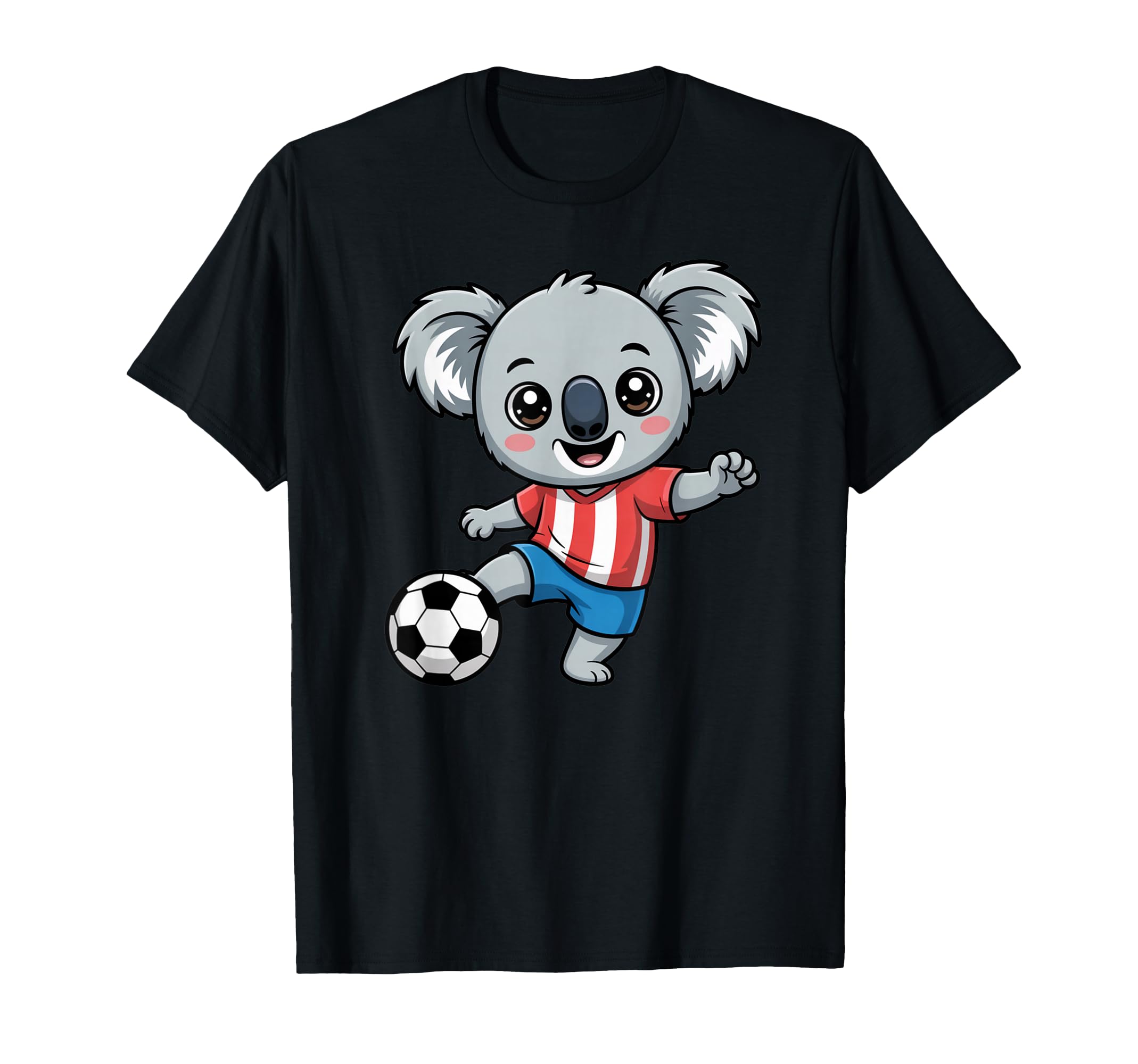 Koala Bear Playing Soccer Koala Bear T-Shirt - Minimalist Print Unisex - T-Shirt, Sweatshirt, Hoodie