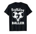 7Th Birthday Baller Funny 7 Year T-Shirt - Casual Everyday Wear Men Women - T-Shirt, Sweatshirt, Hoodie