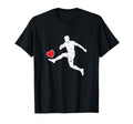 Soccer Heart Football Player Striker T-Shirt - Aesthetic Graphic Men Women - T-Shirt, Sweatshirt, Hoodie