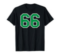 Green Sport Team Number 66 T-Shirt - Streetwear Style Unisex - T-Shirt, Sweatshirt, Hoodie