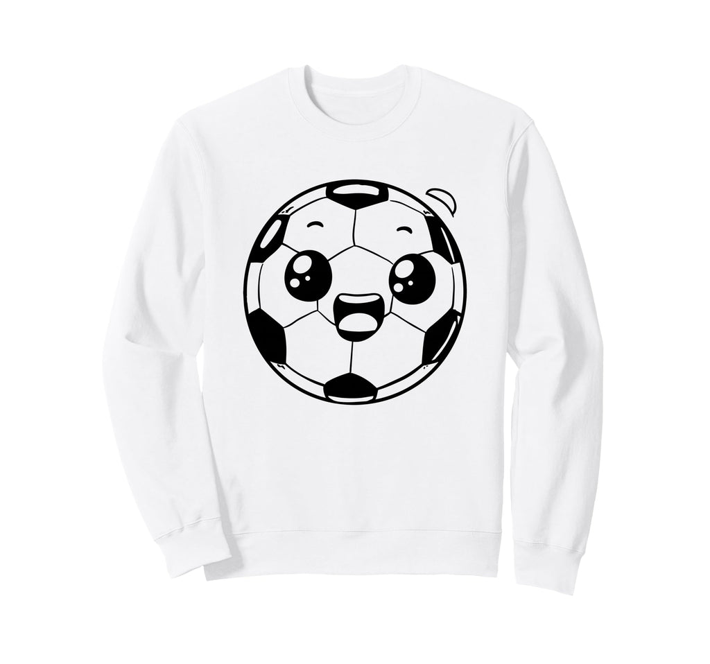 Soccer Ball Comic Team Sport And Sweatshirt - Graphic Print for Adults - T-Shirt, Sweatshirt, Hoodie