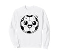 Soccer Ball Comic Team Sport And Sweatshirt - Graphic Print for Adults - T-Shirt, Sweatshirt, Hoodie