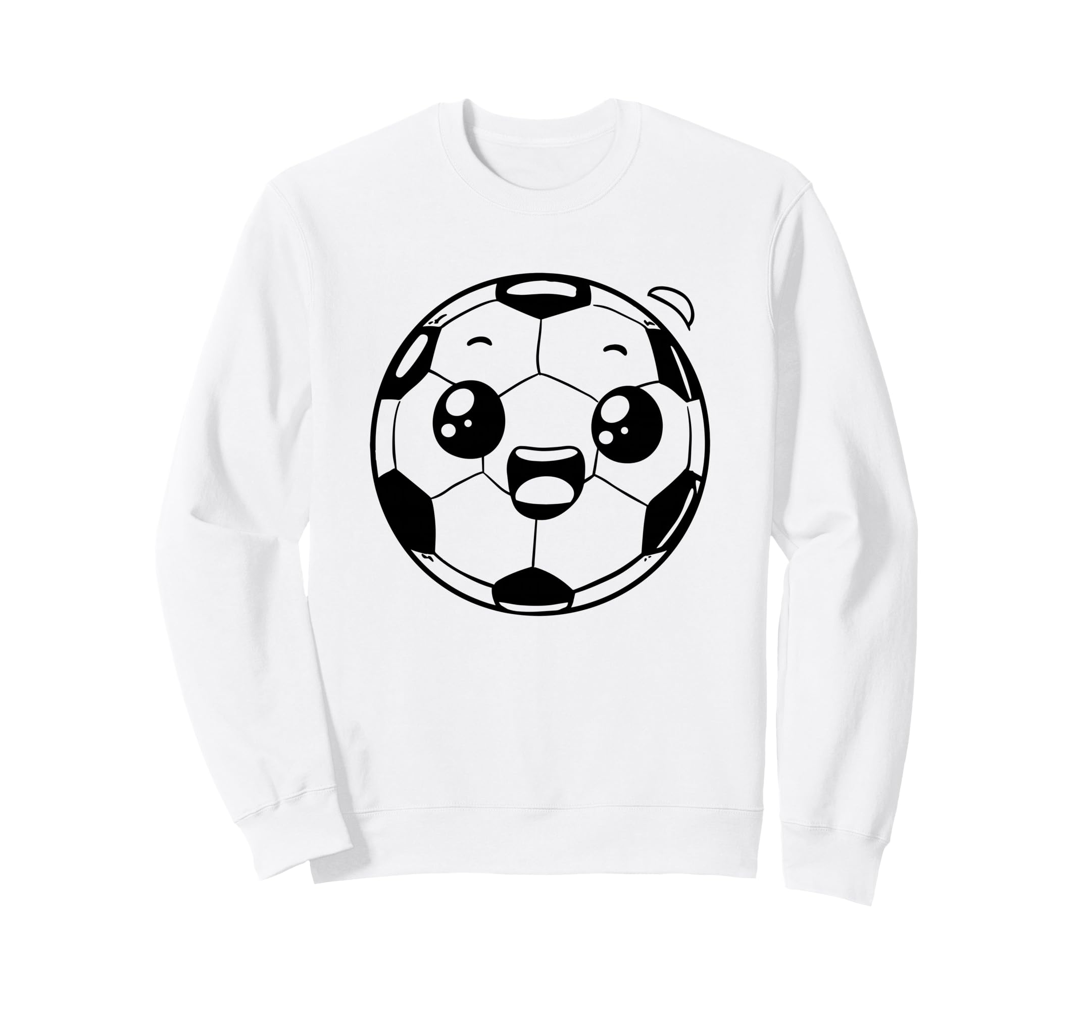 Soccer Ball Comic Team Sport And Sweatshirt - Graphic Print for Adults - T-Shirt, Sweatshirt, Hoodie