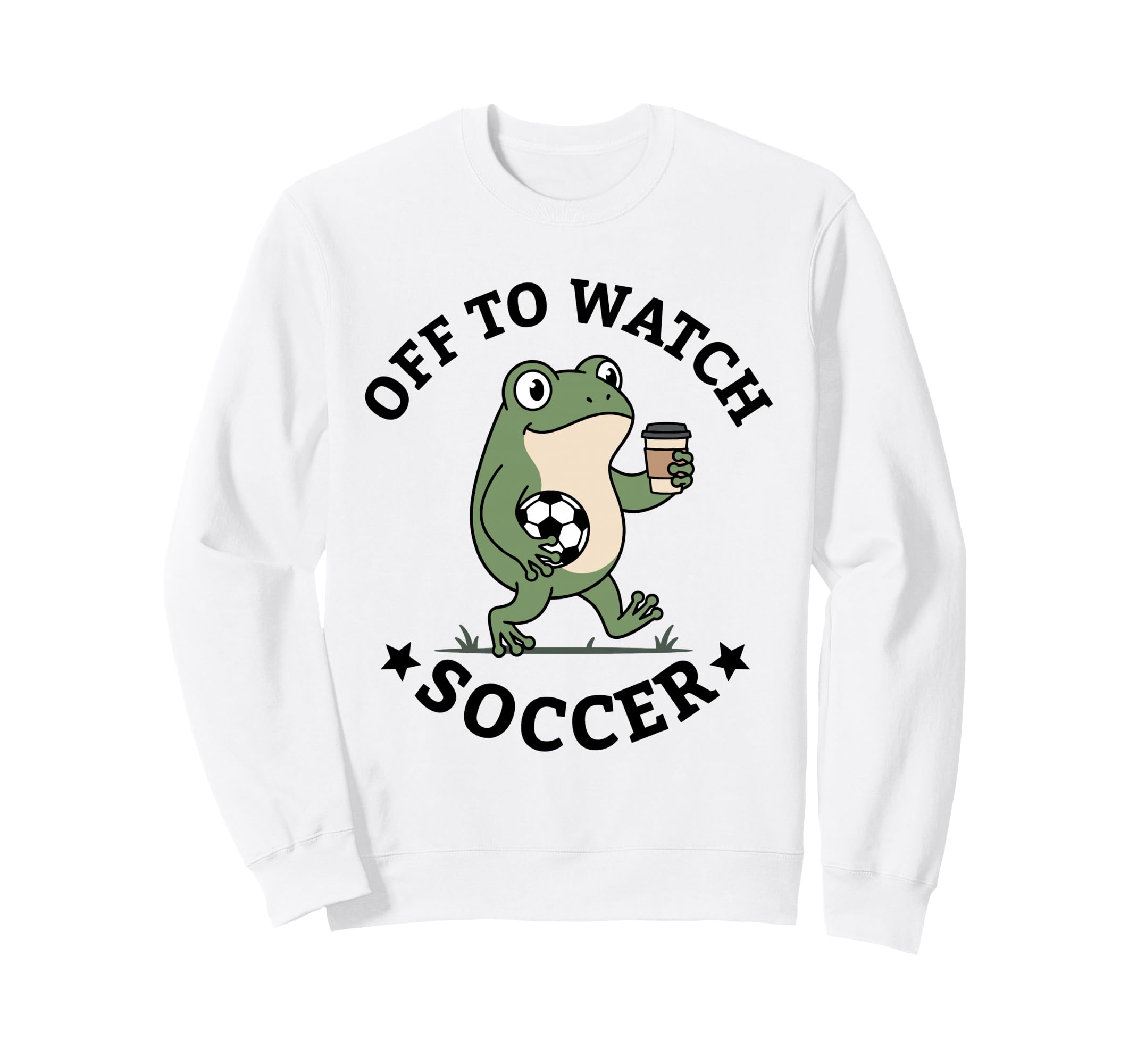Off To Watch Soccer Mom Funny Frog Sweatshirt - Custom Art Print Men Women - T-Shirt, Sweatshirt, Hoodie