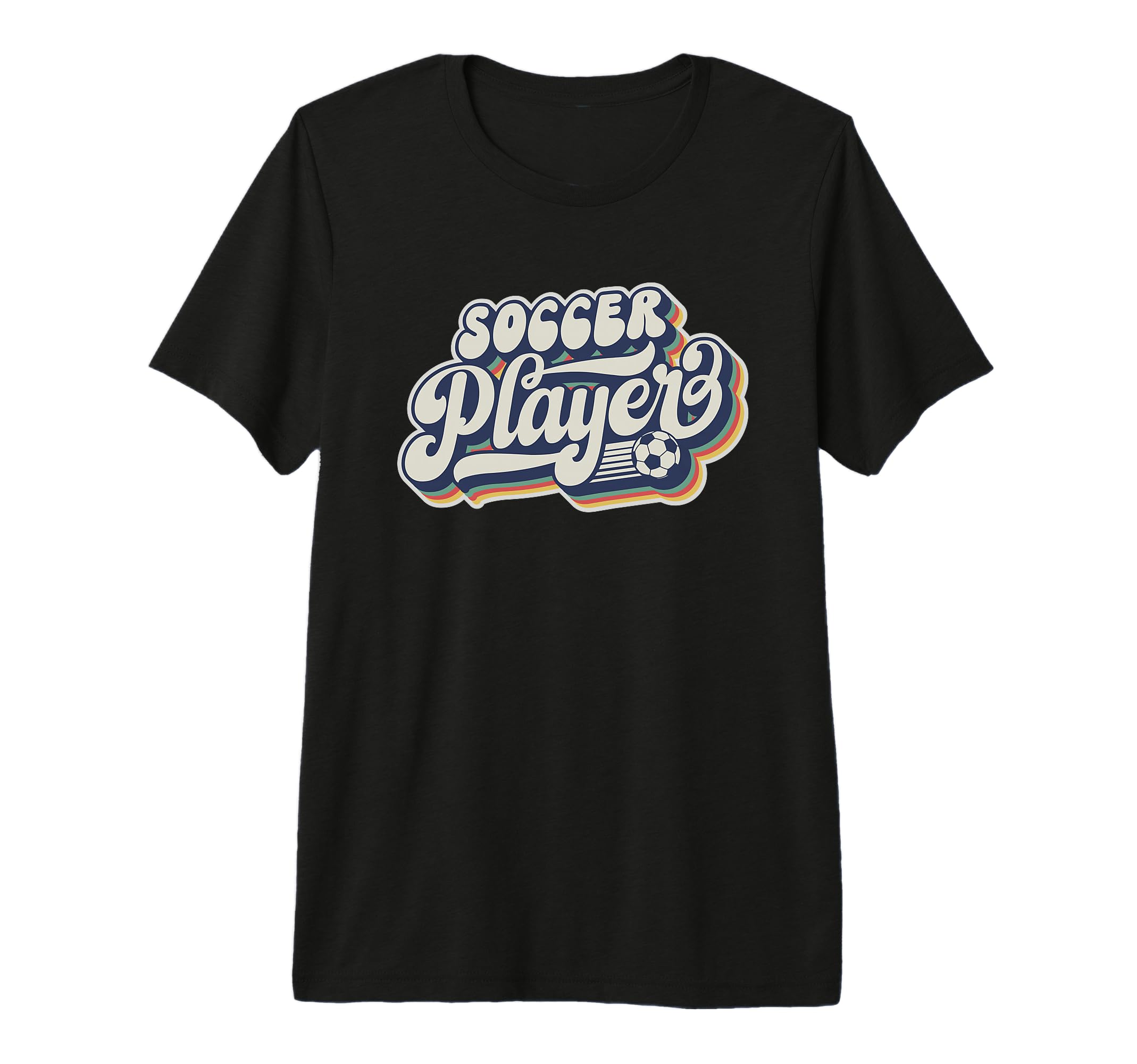 Soccer Player Groovy Sports Tri T-Shirt - Aesthetic Graphic for Adults - T-Shirt, Sweatshirt, Hoodie