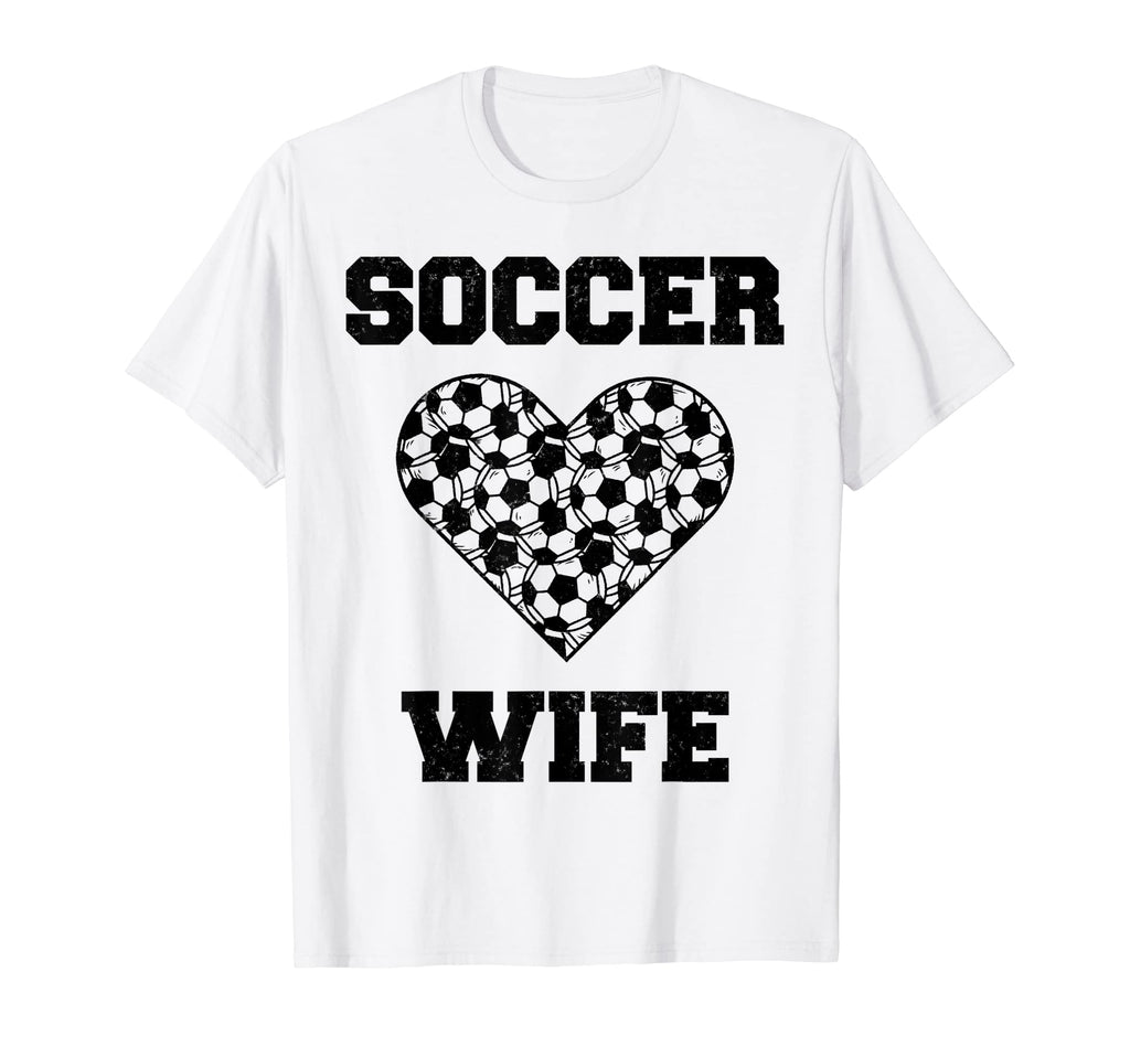 Soccer Wife Family Matching Sport T-Shirt - Casual Everyday Wear Unisex - T-Shirt, Sweatshirt, Hoodie