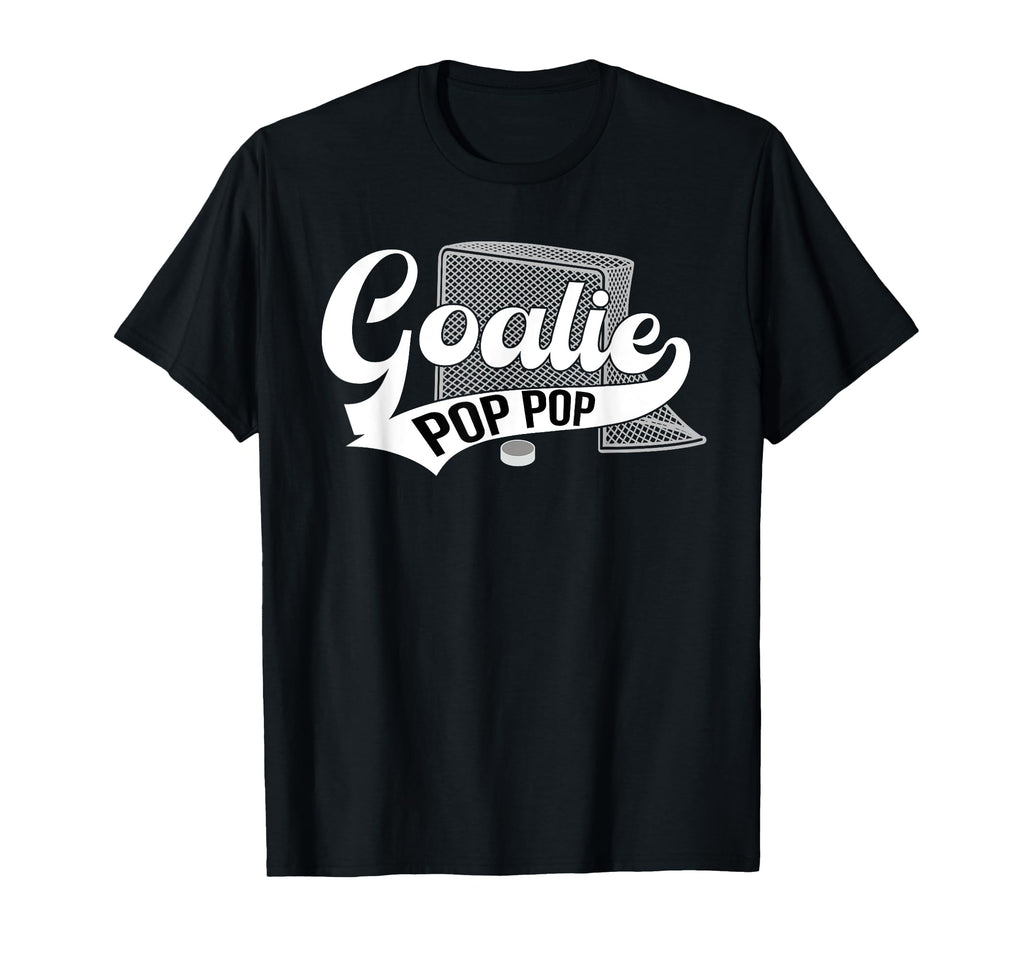 Ice Hockey Goalie Pop Pop Ice Hockey T-Shirt - Minimalist Print Unisex - T-Shirt, Sweatshirt, Hoodie