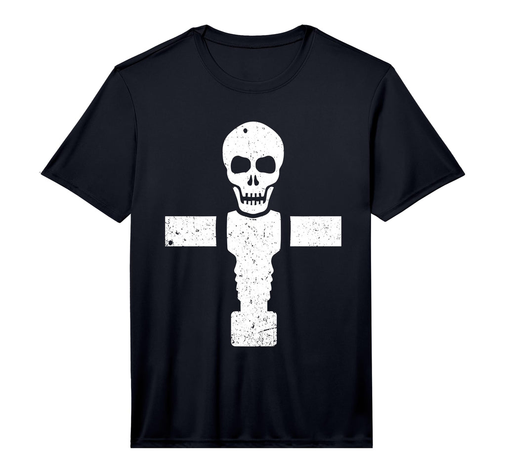 Foosball Skull Soccer Player Sports T-Shirt - Aesthetic Graphic for Adults - T-Shirt, Sweatshirt, Hoodie