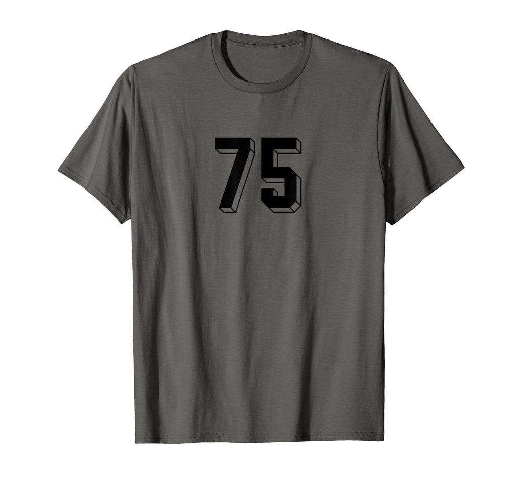 Number 75 80S 90S Soccer Team Jersey T-Shirt - Trendy Graphic for Adults - T-Shirt, Sweatshirt, Hoodie