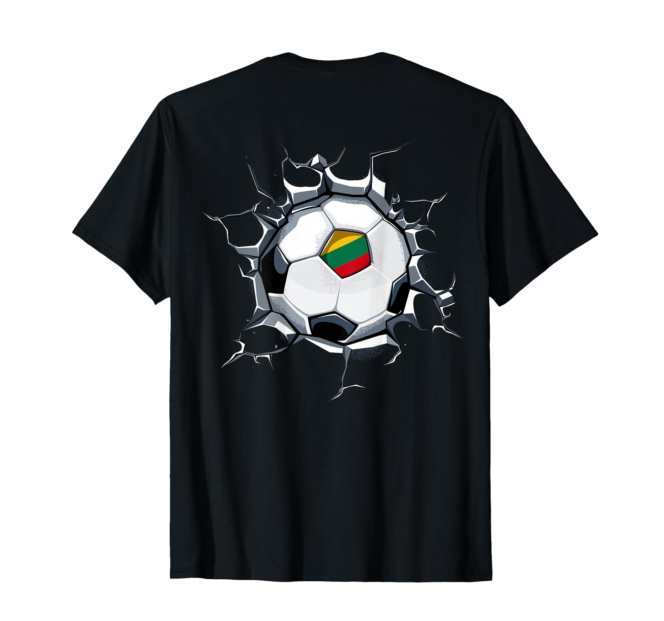 Lithuania Soccer Fans Jersey T-Shirt - Casual Everyday Wear Men Women - T-Shirt, Sweatshirt, Hoodie