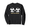 Funny Football Soccer Ball Sweatshirt - Fun Novelty Design for Adults - T-Shirt, Sweatshirt, Hoodie