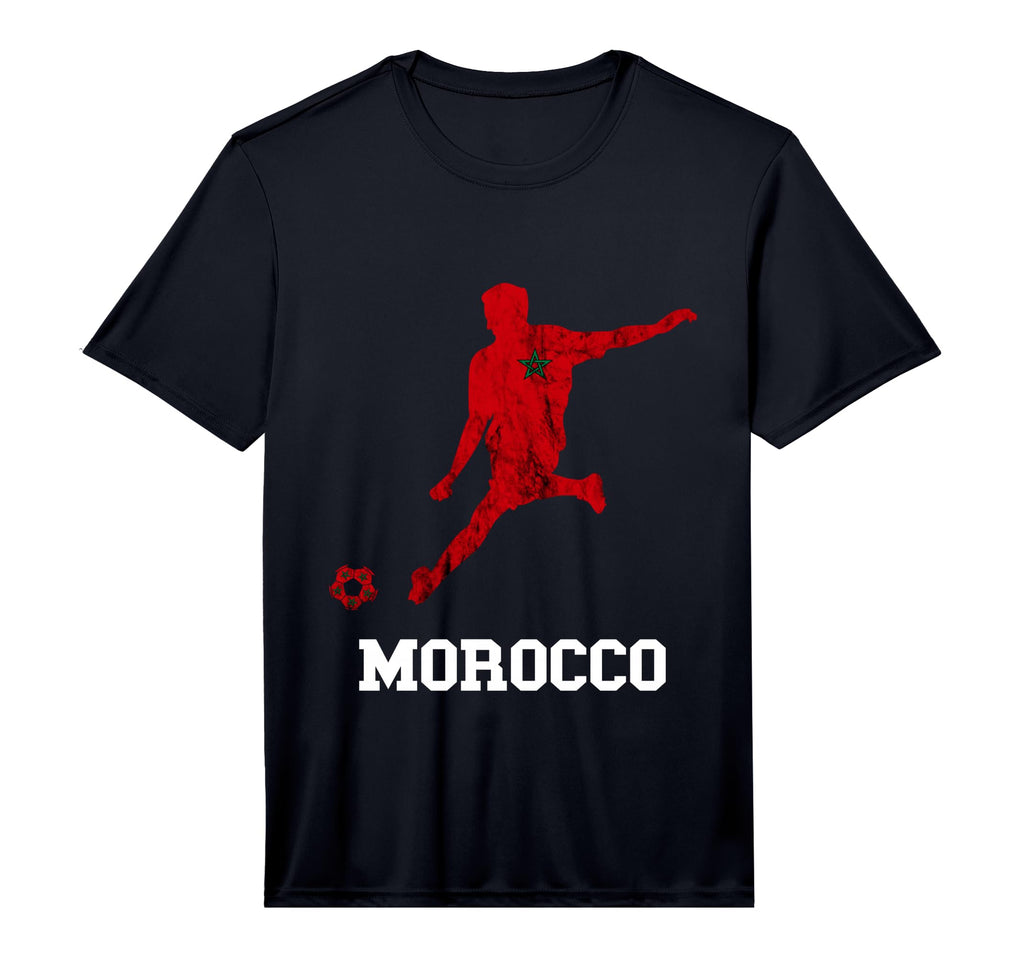 Morroco Moroccan Soccer Player T-Shirt - Aesthetic Graphic Men Women - T-Shirt, Sweatshirt, Hoodie