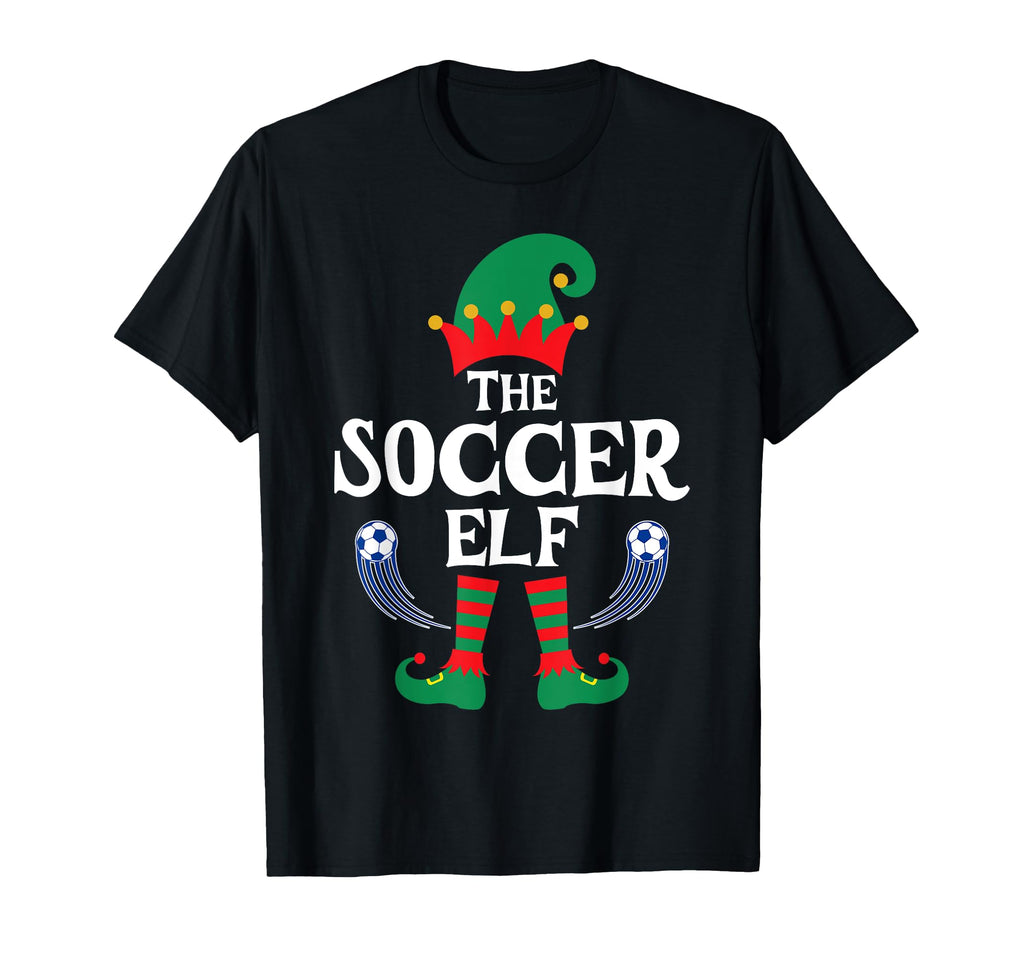 Soccer Elf Family Matching Party T-Shirt - Graphic Print Men Women - T-Shirt, Sweatshirt, Hoodie