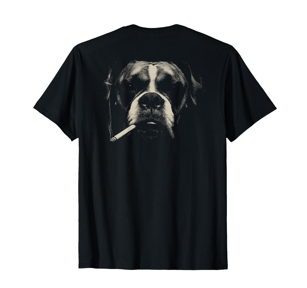 Boxer Smoking Cigarette Grunge Meme T-Shirt - Custom Art Print for Adults - T-Shirt, Sweatshirt, Hoodie
