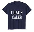 Coach Caleb Custom Football Soccer T-Shirt - Fun Novelty Design for Adults - T-Shirt, Sweatshirt, Hoodie