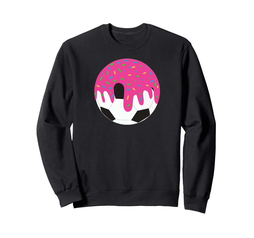 Funny Soccer Ball Ice Cream Drip Sweatshirt - Custom Art Print Men Women - T-Shirt, Sweatshirt, Hoodie