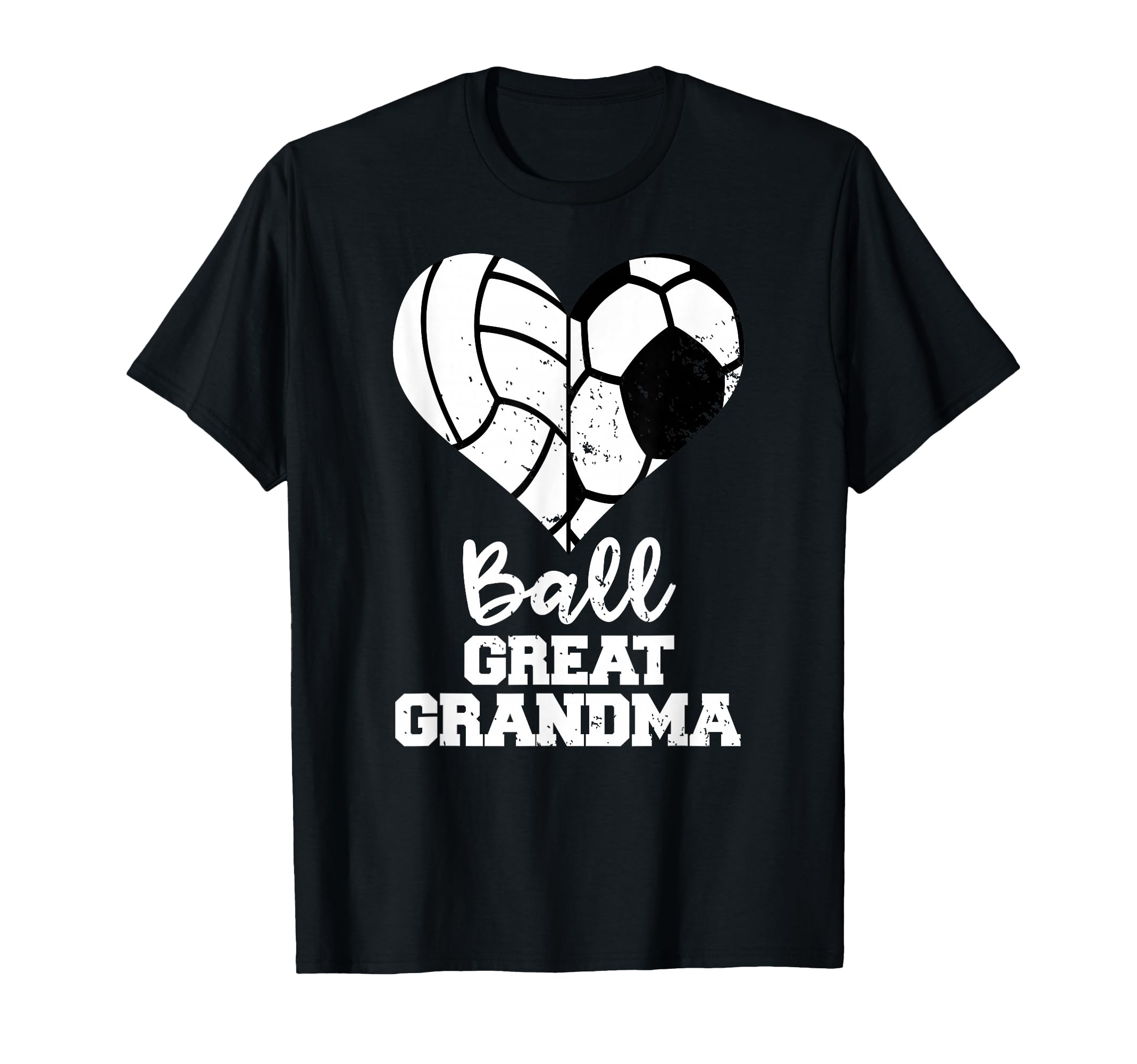 Ball Great Grandma Heart Funny Soccer T-Shirt - Trendy Graphic Men Women - T-Shirt, Sweatshirt, Hoodie