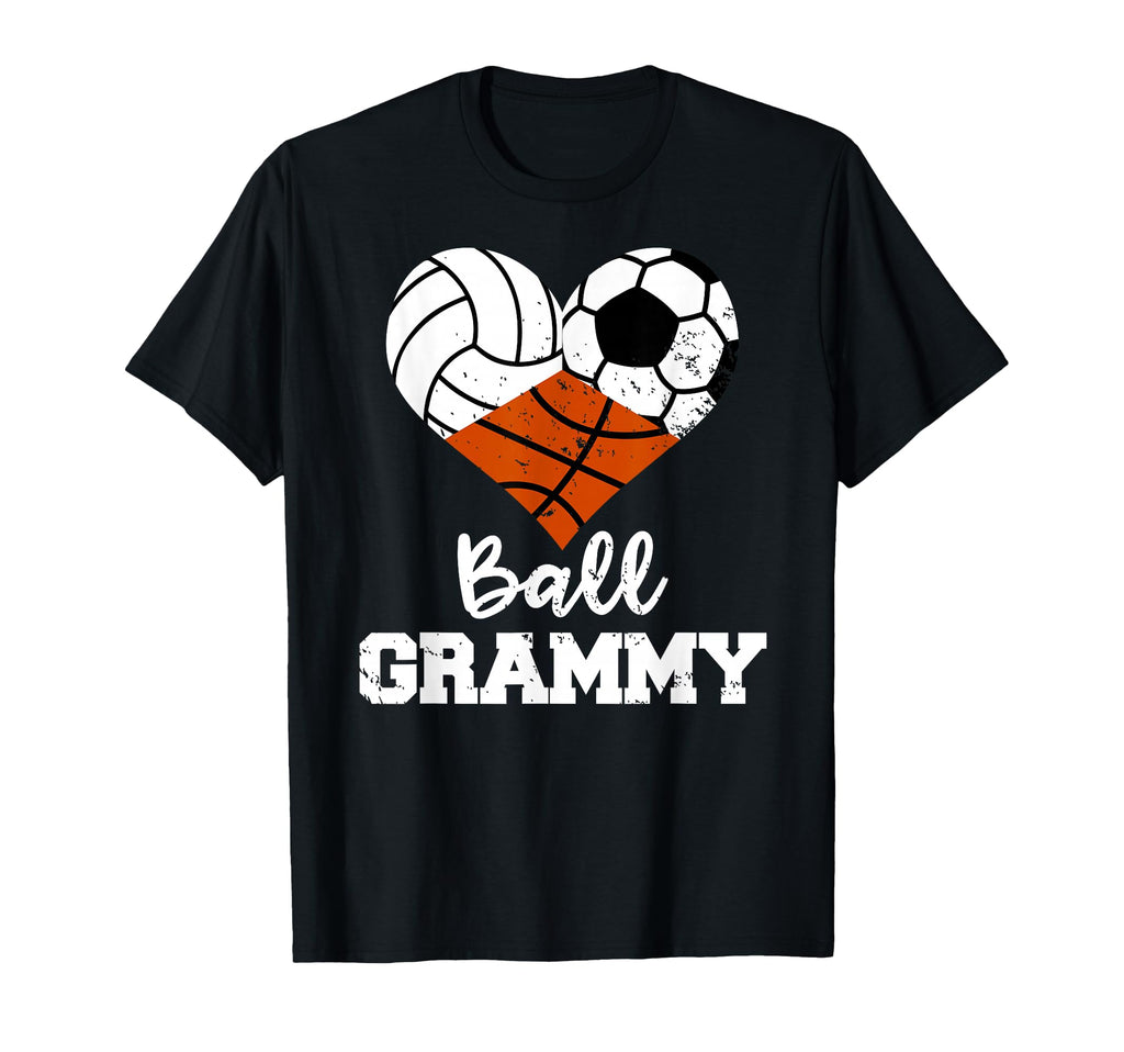 Ball Grammy Heart Funny Volleyball T-Shirt - Fun Novelty Design Men Women - T-Shirt, Sweatshirt, Hoodie