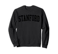 Stanford Ca Distressed Black Sweatshirt - Fun Novelty Design Men Women - T-Shirt, Sweatshirt, Hoodie