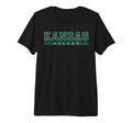Kansas Soccer Green Text Tri Blend T-Shirt - Fun Novelty Design for Adults - T-Shirt, Sweatshirt, Hoodie
