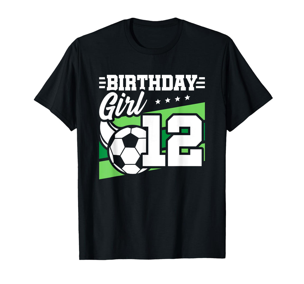 Soccer Birthday Party 12 Year Old T-Shirt - Custom Art Print for Adults - T-Shirt, Sweatshirt, Hoodie
