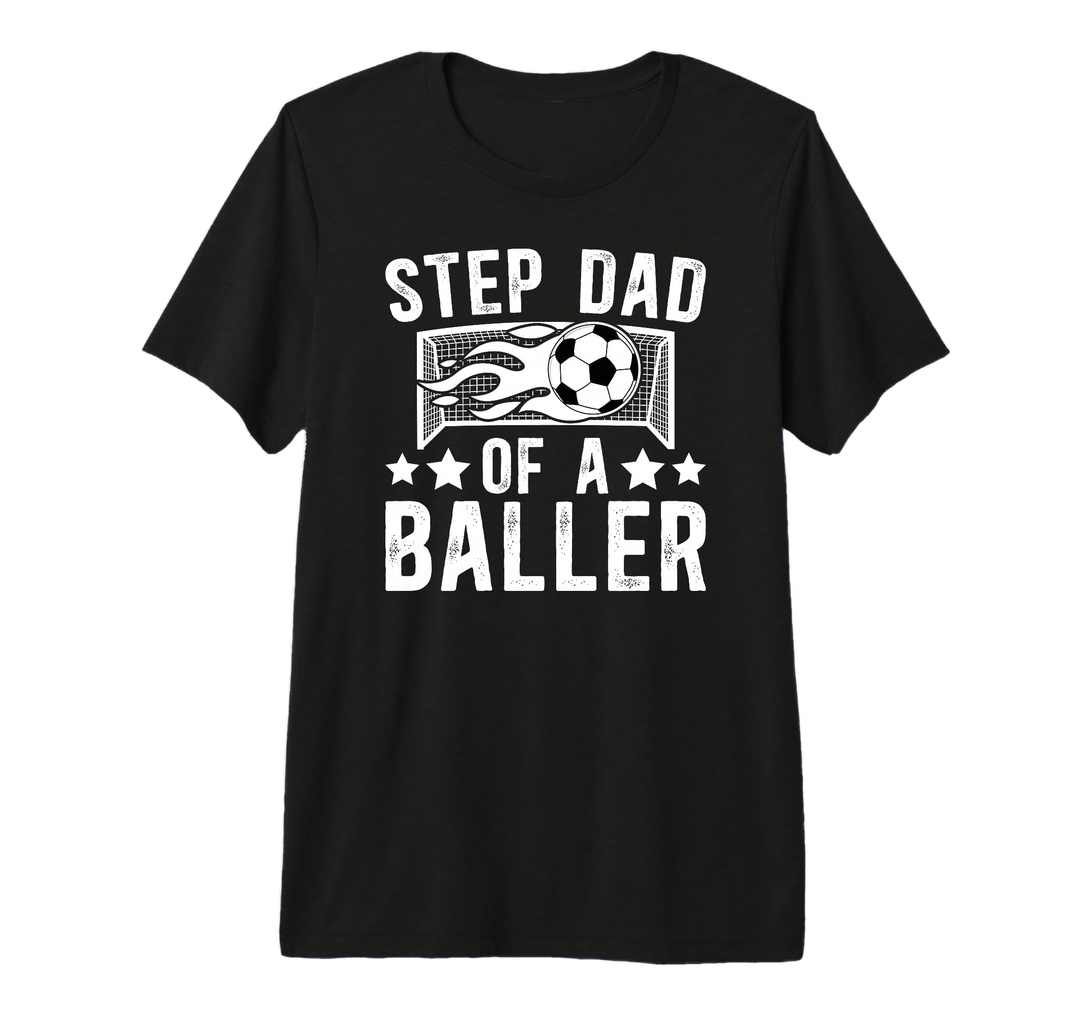 Mens Step Dad Baller Soccer Step Dad T-Shirt - Novelty Apparel Men Women - T-Shirt, Sweatshirt, Hoodie