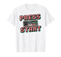 Gaming Press Start Gaming Arcade T-Shirt - Streetwear Style for Adults - T-Shirt, Sweatshirt, Hoodie