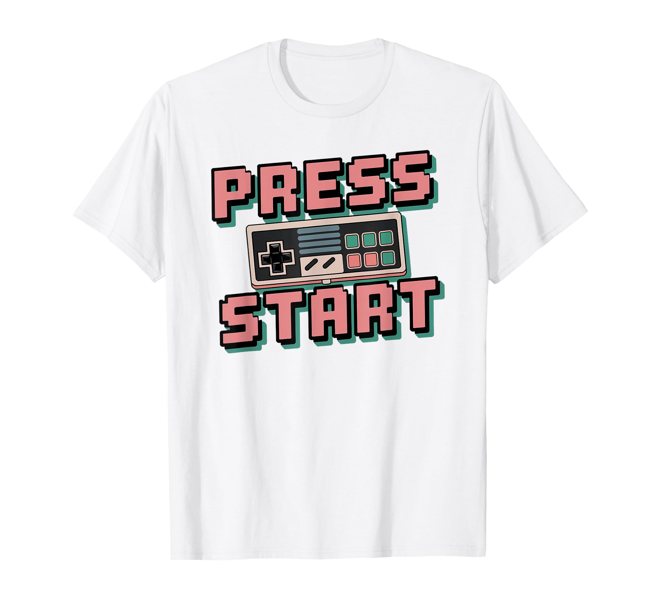 Gaming Press Start Gaming Arcade T-Shirt - Streetwear Style for Adults - T-Shirt, Sweatshirt, Hoodie