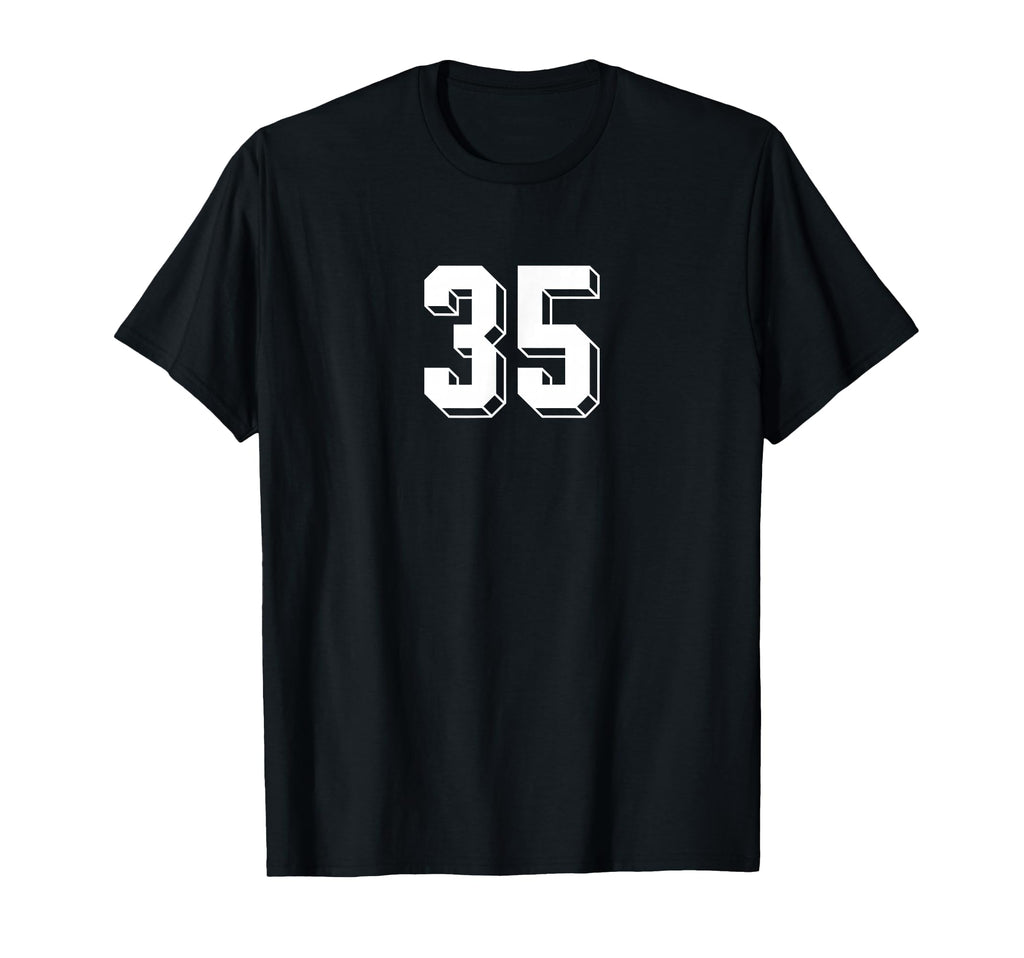 Number 35 80S 90S Soccer Team T-Shirt - Fun Novelty Design Men Women - T-Shirt, Sweatshirt, Hoodie