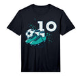 10Th Birthday Soccer Ball Shoes T-Shirt - Fun Novelty Design for Adults - T-Shirt, Sweatshirt, Hoodie