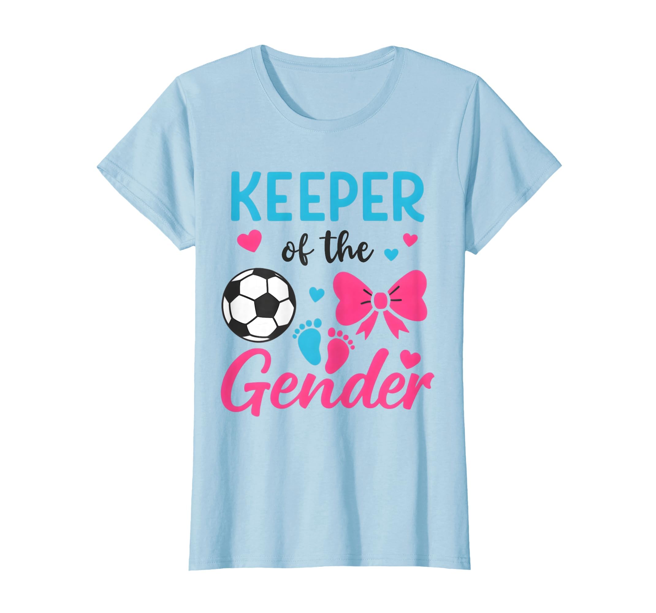 Keeper Gender Soccer Or Bows Funny T-Shirt - Aesthetic Graphic Men Women - T-Shirt, Sweatshirt, Hoodie