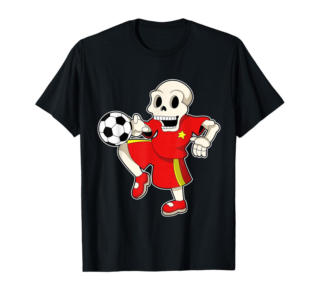 Skeleton Soccer Player Soccer Sports T-Shirt - Streetwear Style Men Women - T-Shirt, Sweatshirt, Hoodie