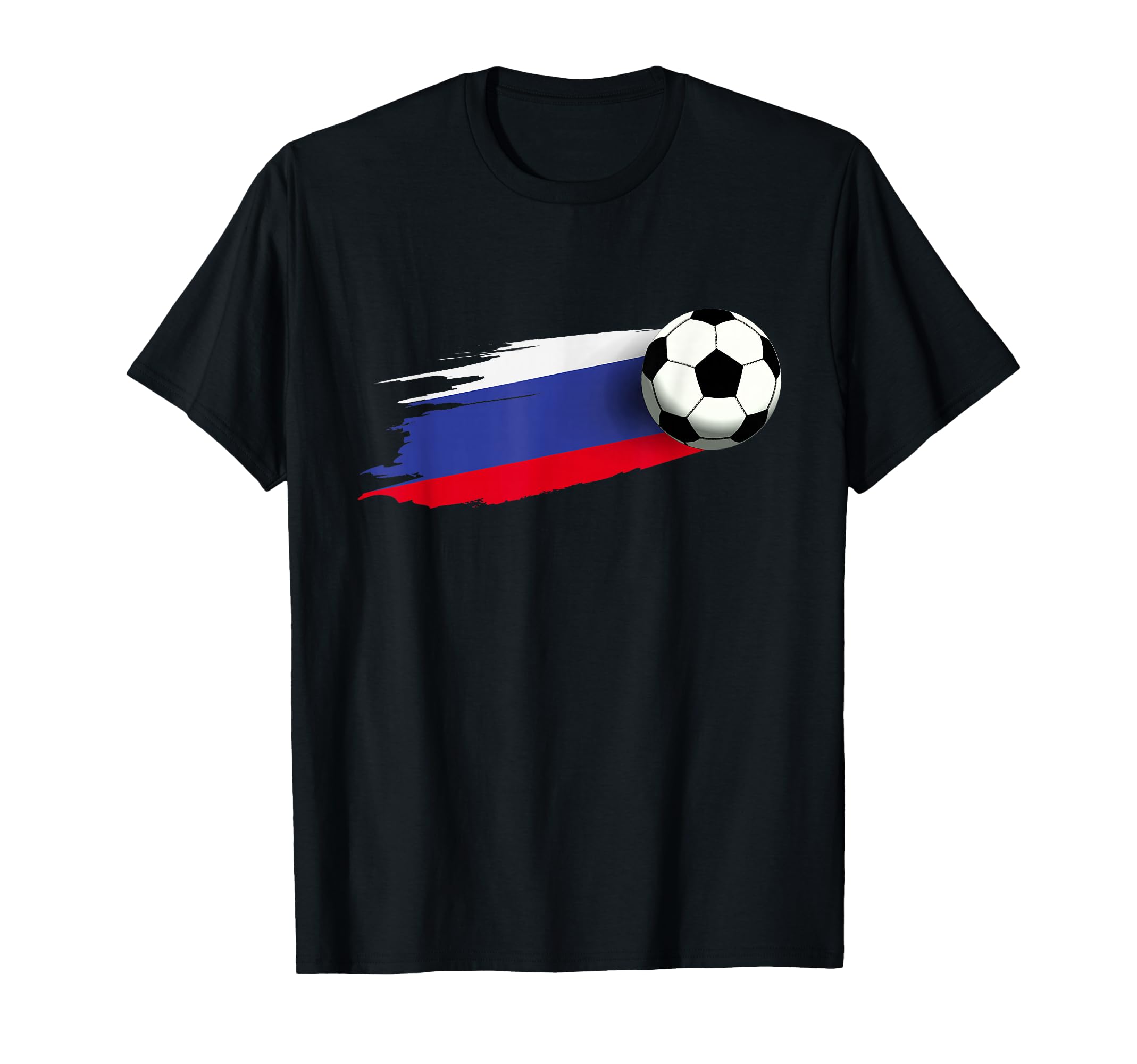 Russia Flag Russia Soccer Flag Russia T-Shirt - Graphic Print for Adults - T-Shirt, Sweatshirt, Hoodie