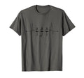 Foosball Player Heartbeat Table T-Shirt - Fun Novelty Design Men Women - T-Shirt, Sweatshirt, Hoodie