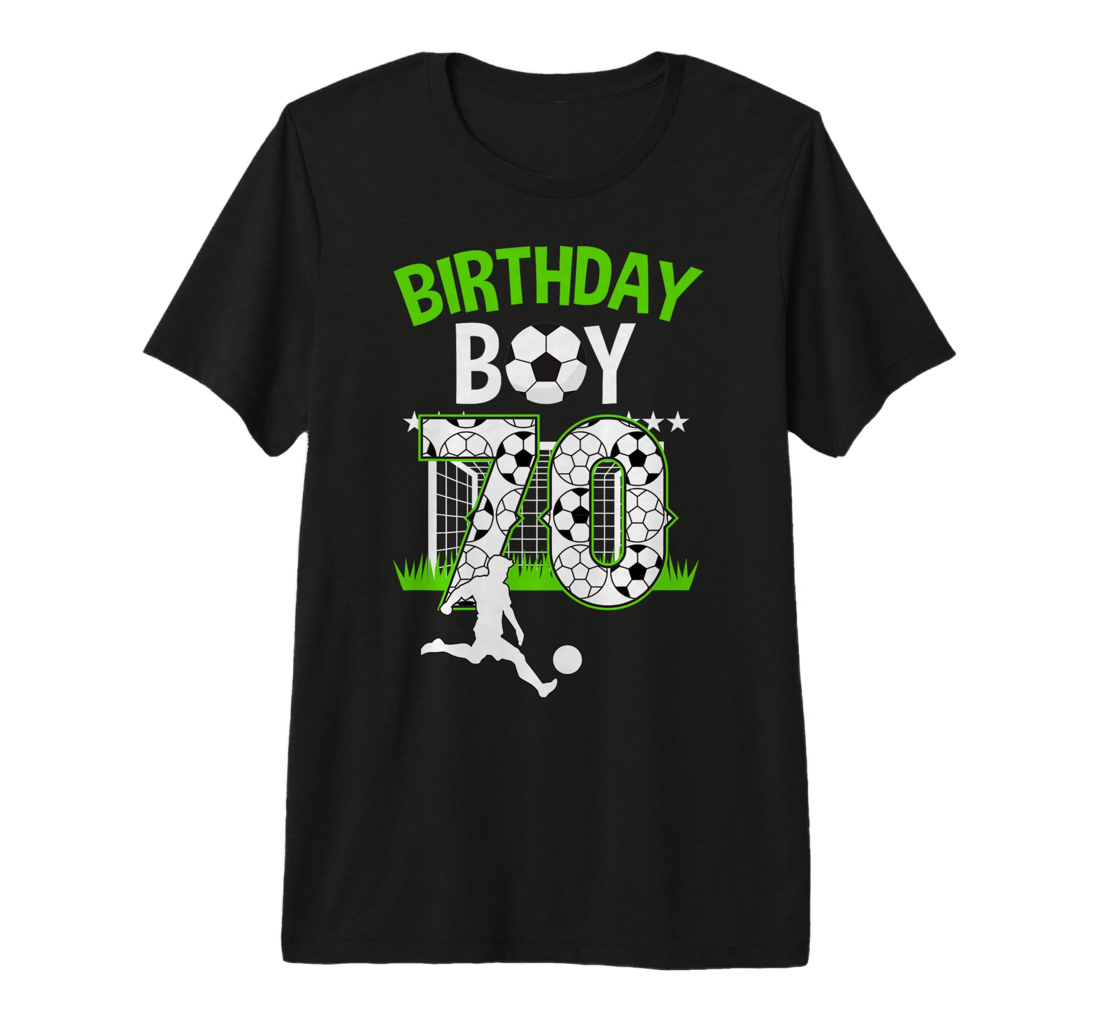 Birthday Soccer 70 Year Old Who Loves T-Shirt - Unique Graphic Unisex - T-Shirt, Sweatshirt, Hoodie