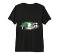 Algerian Soccer Heartbeat Flag T-Shirt - Trendy Graphic for Adults - T-Shirt, Sweatshirt, Hoodie