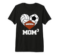 Mom Cubed Mom3 Mom Three Volleyball T-Shirt - Aesthetic Graphic Men Women - T-Shirt, Sweatshirt, Hoodie