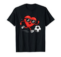 Funny Soccer Valentines Day Heart Mens T-Shirt - Trendy Graphic Men Women - T-Shirt, Sweatshirt, Hoodie