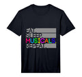 Eat Sleep Musicals Repeat Musical T-Shirt - Aesthetic Graphic for Adults - T-Shirt, Sweatshirt, Hoodie