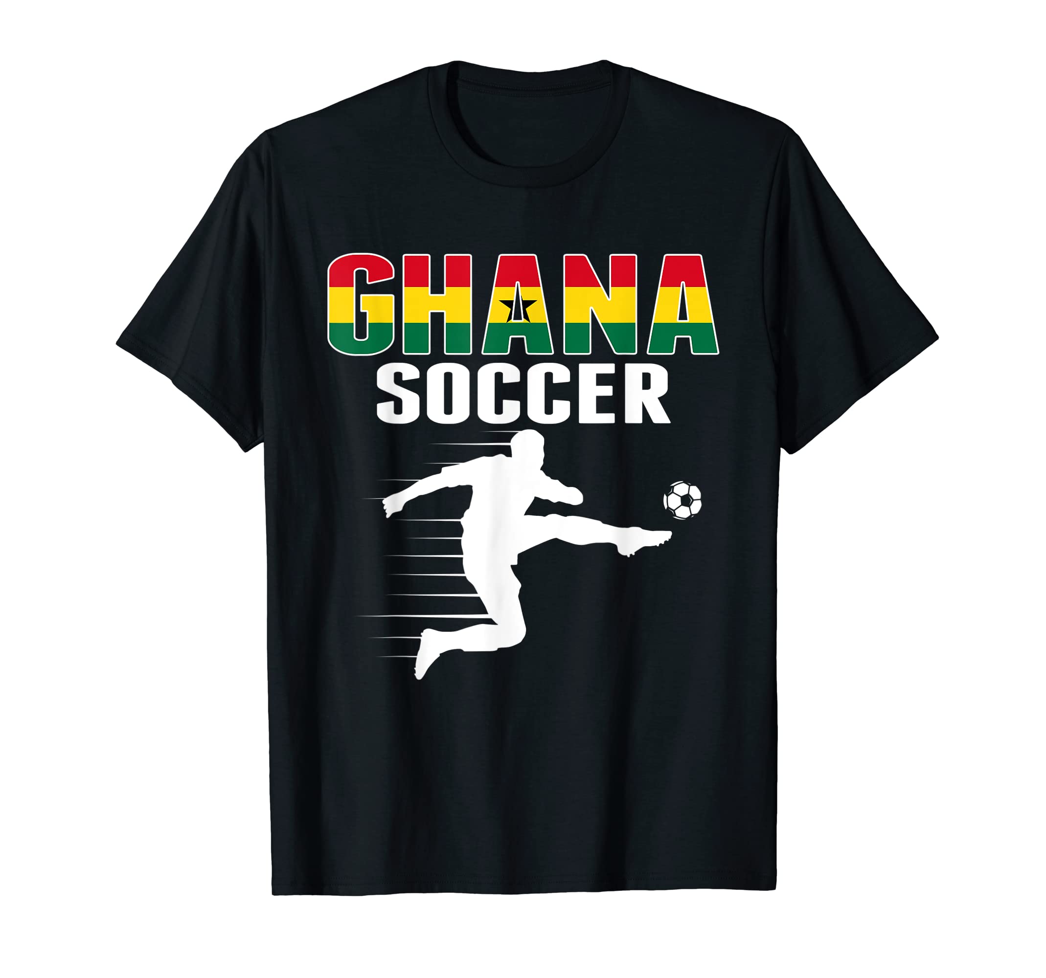 Ghana Soccer Fans Jersey Proud T-Shirt - Custom Art Print Men Women - T-Shirt, Sweatshirt, Hoodie