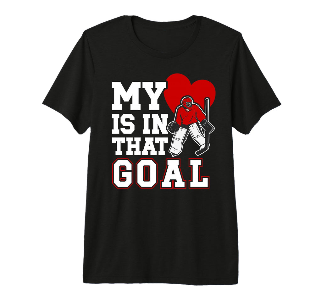 Proud Hockey Goalkeeper Mom Hockey T-Shirt - Trendy Graphic for Adults - T-Shirt, Sweatshirt, Hoodie