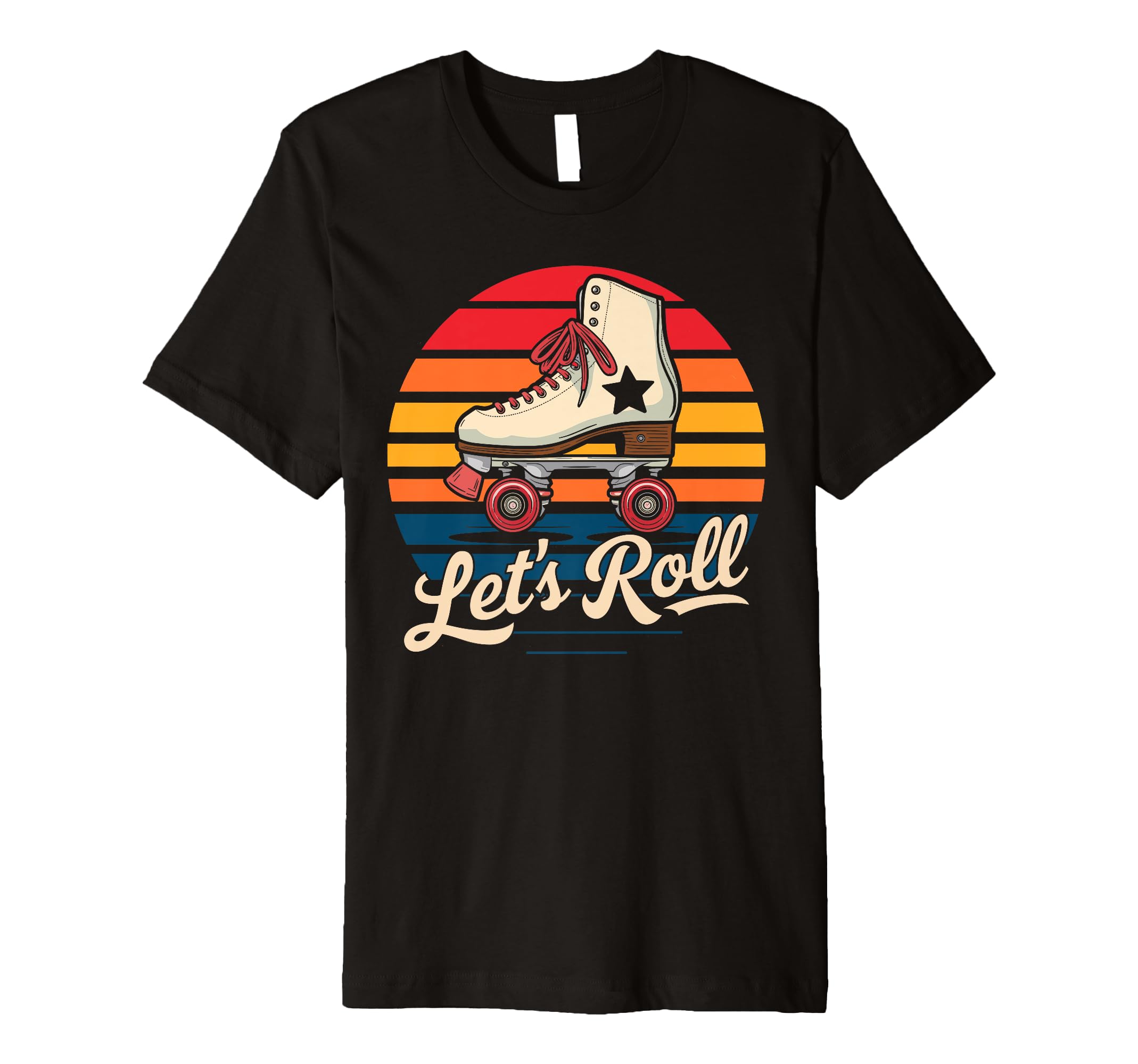 Let S Roll Roller Skating Skater T-Shirt - Aesthetic Graphic for Adults - T-Shirt, Sweatshirt, Hoodie