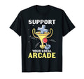 Support Your Local Arcade Pinball T-Shirt - Minimalist Print for Adults - T-Shirt, Sweatshirt, Hoodie