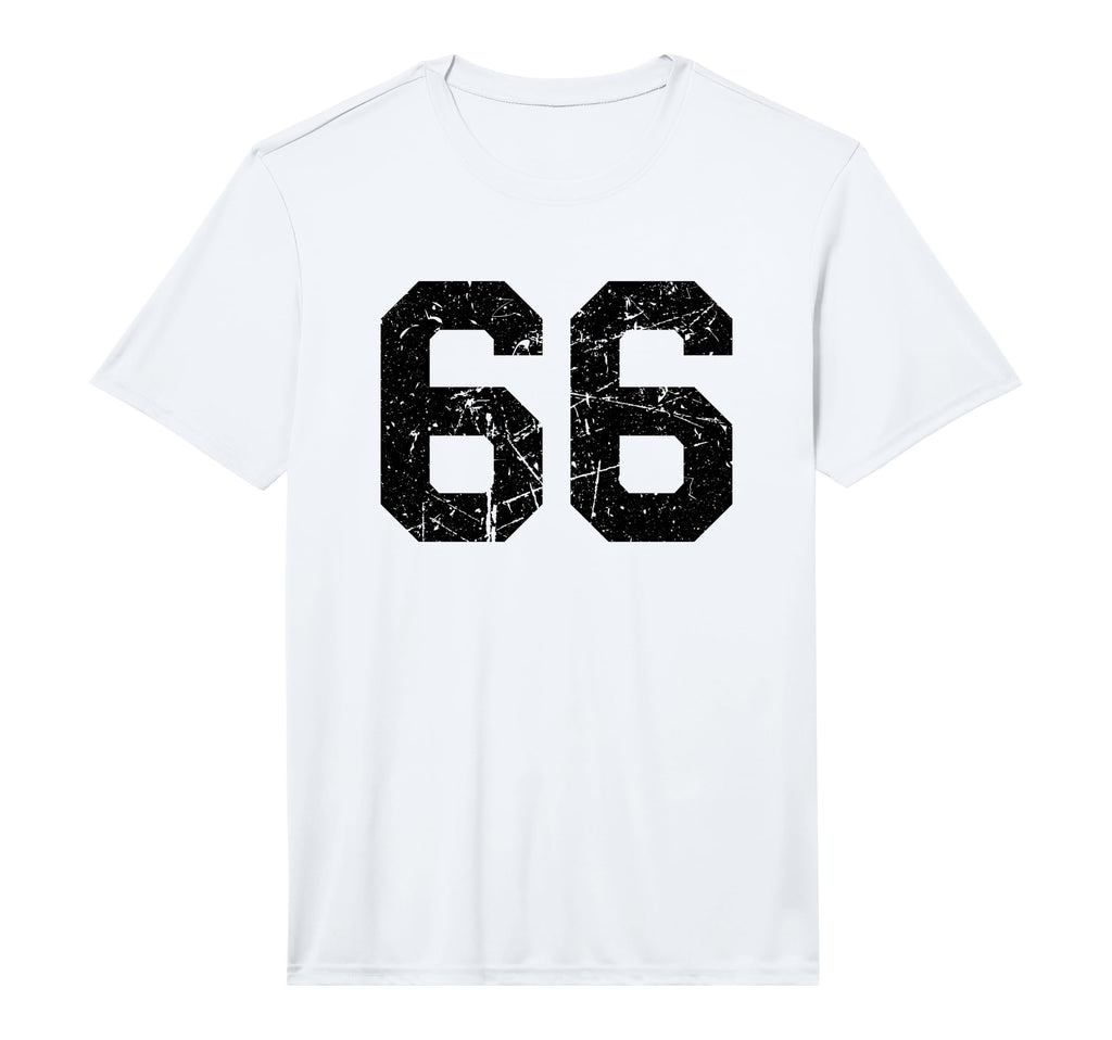 Sports Team Distressed Number 66 T-Shirt - Aesthetic Graphic Men Women - T-Shirt, Sweatshirt, Hoodie