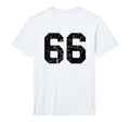 Sports Team Distressed Number 66 T-Shirt - Aesthetic Graphic Men Women - T-Shirt, Sweatshirt, Hoodie