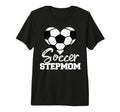 Soccer Stepmom Heart Funny Heartfelt T-Shirt - Novelty Apparel Men Women - T-Shirt, Sweatshirt, Hoodie