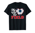 My Heart Is That Field Soccer Proud T-Shirt - Custom Art Print Men Women - T-Shirt, Sweatshirt, Hoodie